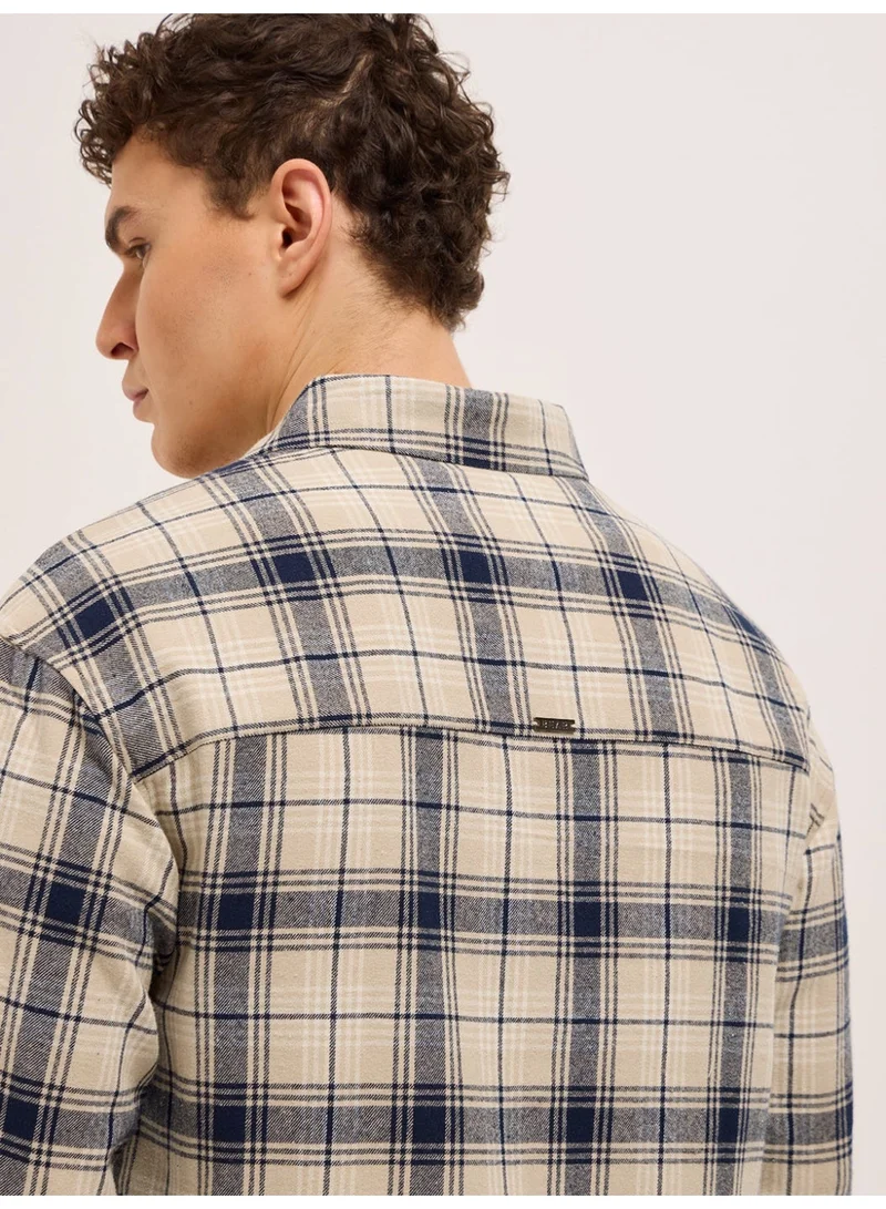 THE BEAR HOUSE  Men’s Long Sleeve Shirt – Classic, Comfortable and Stylish Essential for Work, Travel or Casual Outings for Men | Best Price UAE