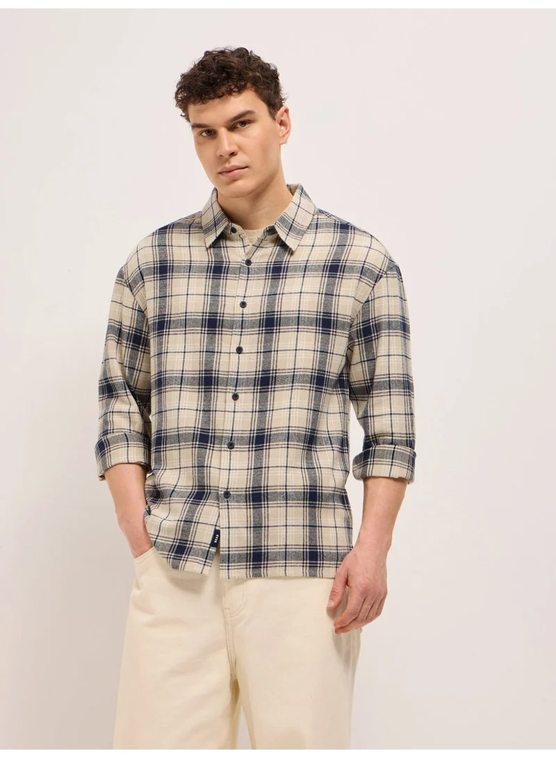 THE BEAR HOUSE  Men’s Long Sleeve Shirt – Classic, Comfortable and Stylish Essential for Work, Travel or Casual Outings for Men | Best Price UAE