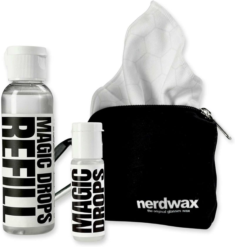 Nerdwax Magic Drops Glasses Cleaning Kit | A Magical Clean for Your Sunnies Specs & Screens - Image 1