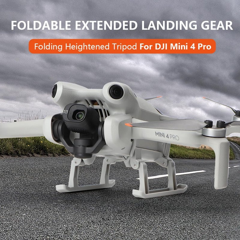 Mini 4 Pro Extended Landing Gear, Foldable Landing Spider Leg Compatible with DJI Mavic Mini 4 Pro Accessories - Image 2