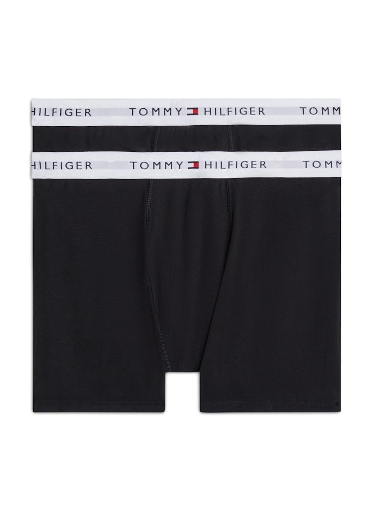 TOMMY HILFIGER Kids 2 Pack Logo Band Boxer Brief  - Image 1