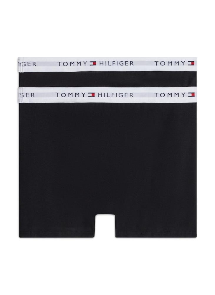 TOMMY HILFIGER Kids 2 Pack Logo Band Boxer Brief  - Image 2