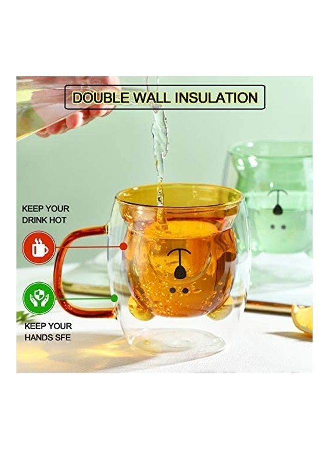 NIBEMINENT Double Wall Glass Mugs multicolour 230millimeter - Image 2