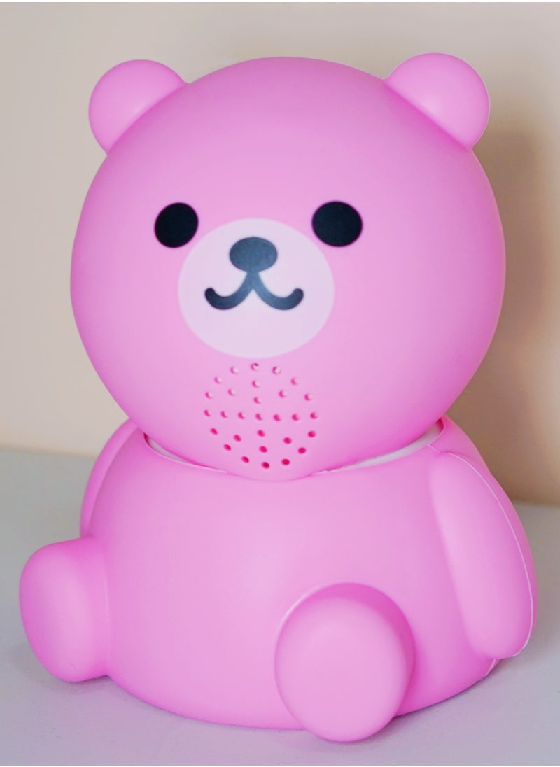 Ayeeb Baby Monitor  1080P HD Video Toddler Infant Portable Security Camera, Smart Control Wifi Remote Access Webcam 360 Degree Rotation Digital Two-way Audio,32G Memory Family Use Home Safe(Strawberry Pink Teddy Bear)  - Image 3