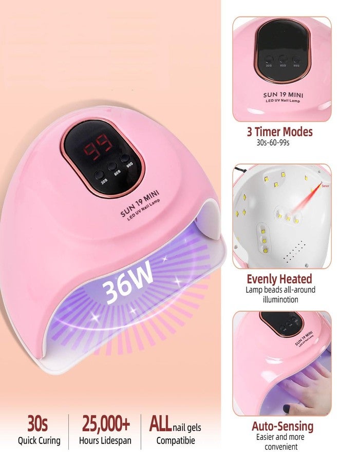 DOUBORQ Nail Kit For Beginners With Everything Acrylic Nail Kit With Drill & Lamp Glitter Powder DIY Salon For Women - Image 4