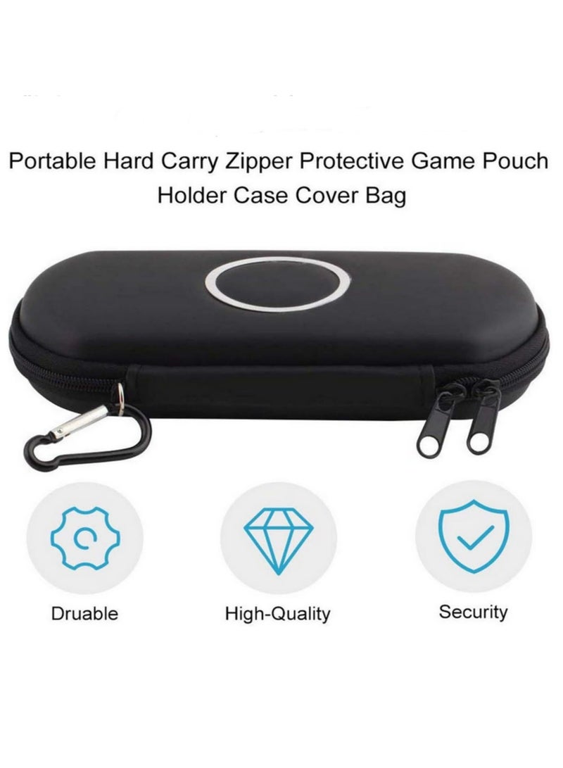 1pcs For PSP Carring Case Portable Travel Pouch Cover Zipper Bag Compatible for Sony PSP 1000 2000 3000 Game Console Black - Image 4