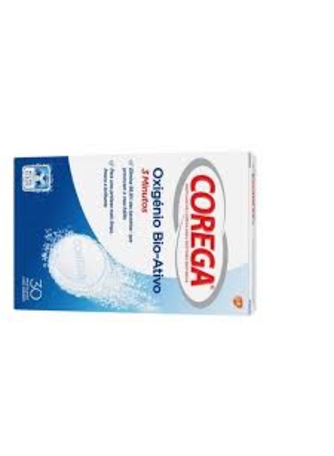 Corega Bio-Active Oxygen Cleaning Tablets 30units - Image 2