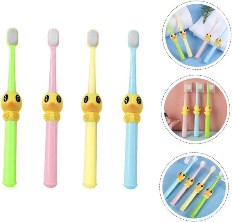 Whole Mouth Toothbrush for Boys and Girls 4pcs Children's Toothbrushes Soft U-Shape Design - Image 4