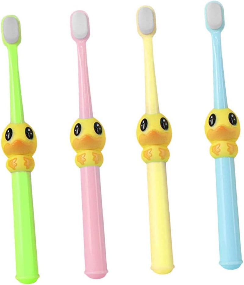 Whole Mouth Toothbrush for Boys and Girls 4pcs Children's Toothbrushes Soft U-Shape Design - Image 1