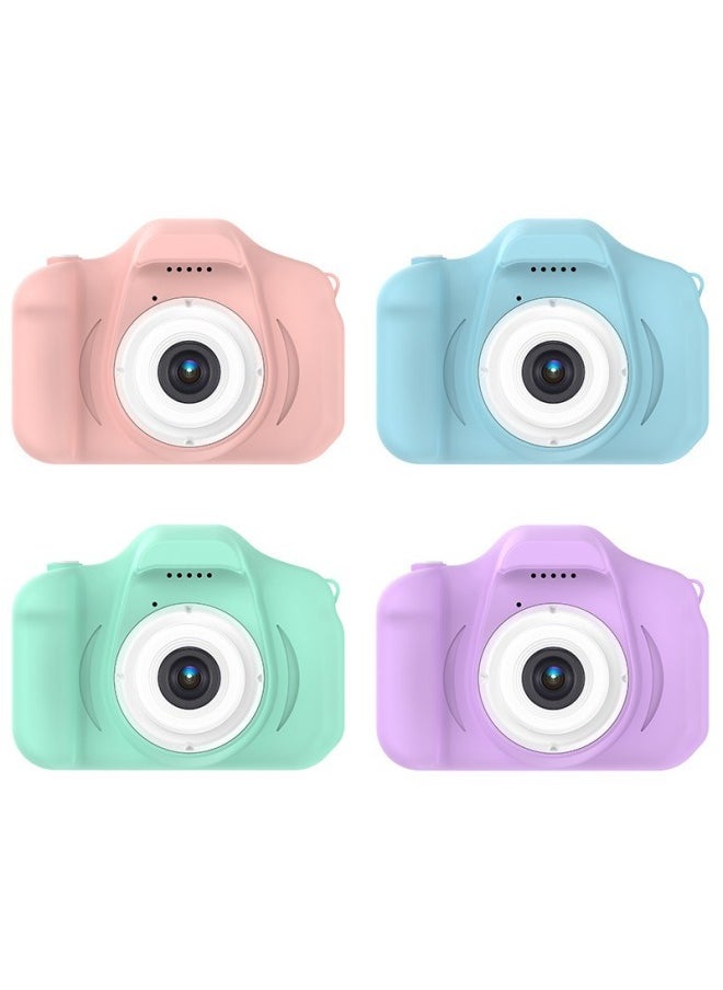 Cross Border X2 Children Camera Digital HD Cartoon Photographable Mini Small SLR Toy Gift Wholesale-Color:X2 Hd Dual Camera (purple Without Memory Card)  - Image 3
