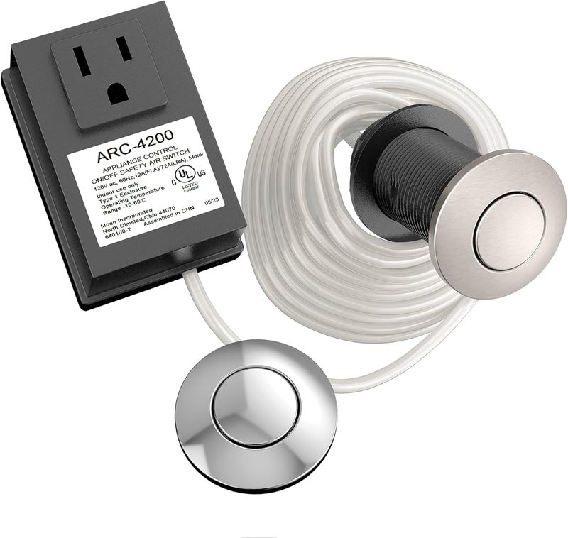 Moen ARC4200CHSRS AMC Kitchen Products Air Switch with Controller Chrome - Image 1