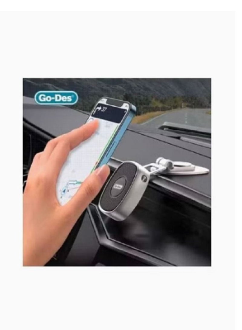 GO-DES GD-HD788 Folding Magnetic Holder Black - Image 3