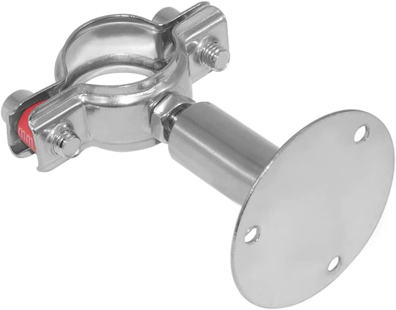 beduan 2.36 Inch Stainless Steel Pipe Support Wall Ceiling Mount Strap Clamp Adjustable Bracket Holder for PVC Metal Water Tube Fitting (Range 60-65mm/2.36"-2.56", Height:100mm-200mm) - Image 4
