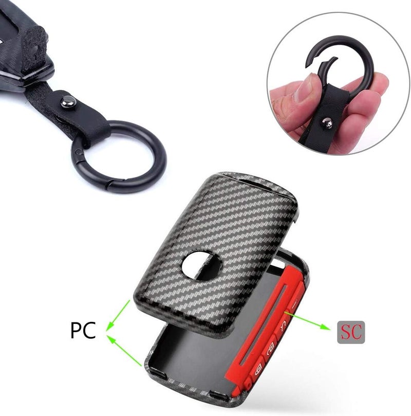 Royalfox Hard PC Smart Key Fob Case Cover for 2019-2021 Mazda Models - Image 4