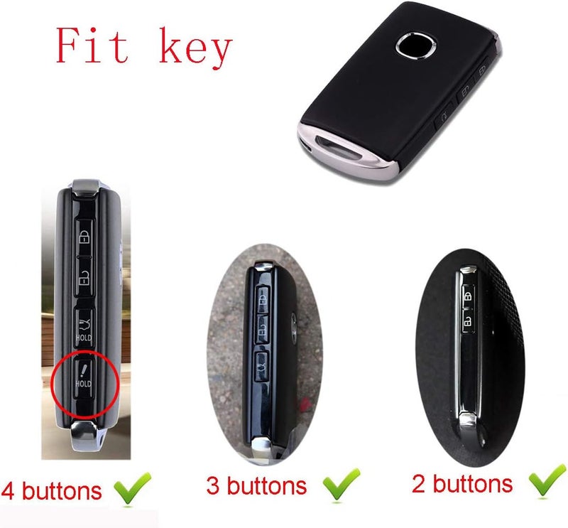 Royalfox Hard PC Smart Key Fob Case Cover for 2019-2021 Mazda Models - Image 2