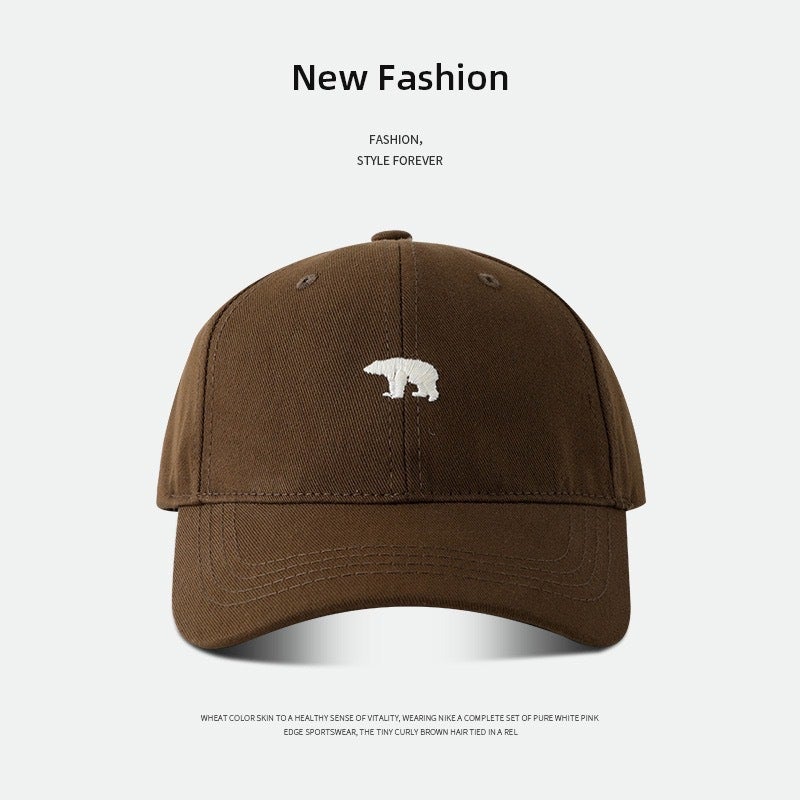 2025 New Style Large Brim Baseball Cap for Men - Sun Protection, Breathable, Adjustable Combed Cotton Hat