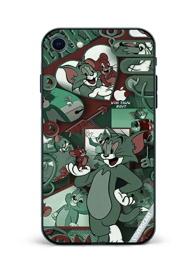 COVERSCART Protective Case Cover For Apple iPhone 7 Tom Jerry Design Multicolour