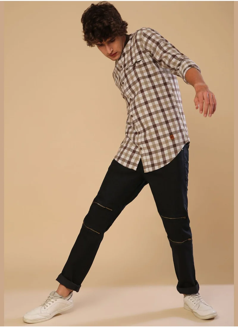 Campus Sutra Check Shirt