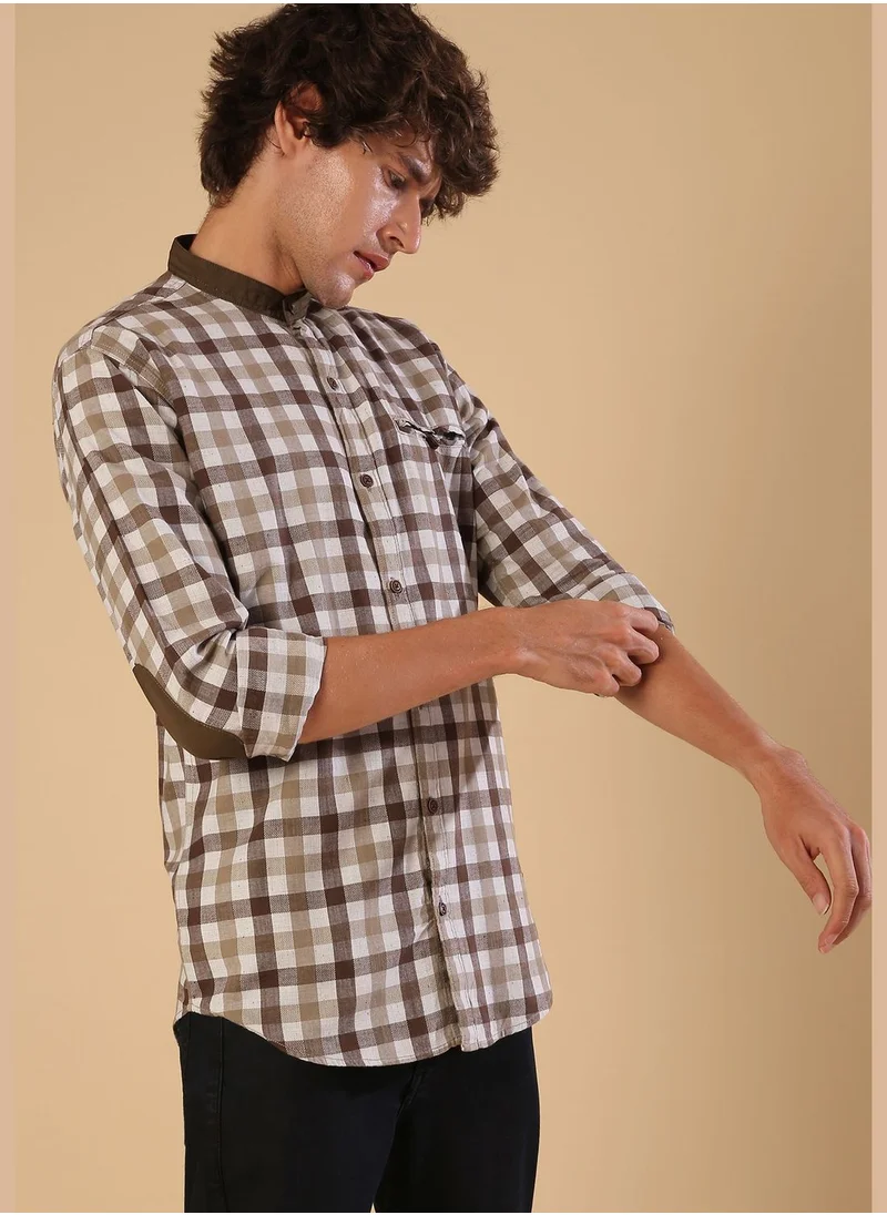 Campus Sutra Check Shirt
