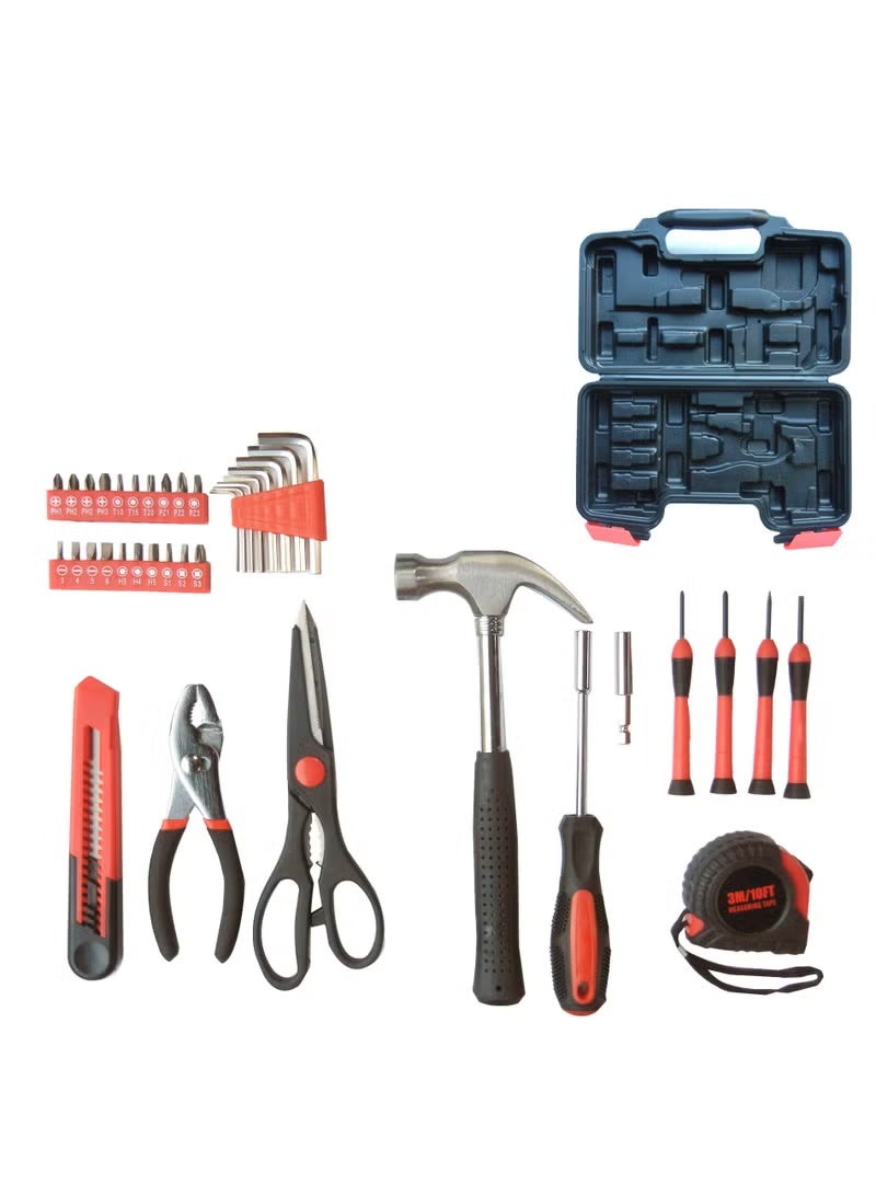 39-Piece Tool Set High Quality General Household Hand Kit with Plastic Toolbox - Image 3