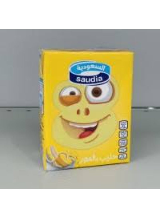 السعودية حليب بنكهة الموز من السعودية، 200 مل × 6 عبوات | مشروب حليبي كريمي ولذيذ جاهز للشرب - Image 4