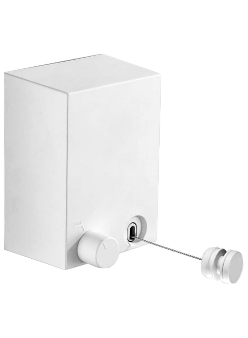 Heavy duty stainless steel retractable wall mount clothes drying line for indoor and outdoor use. - Image 1