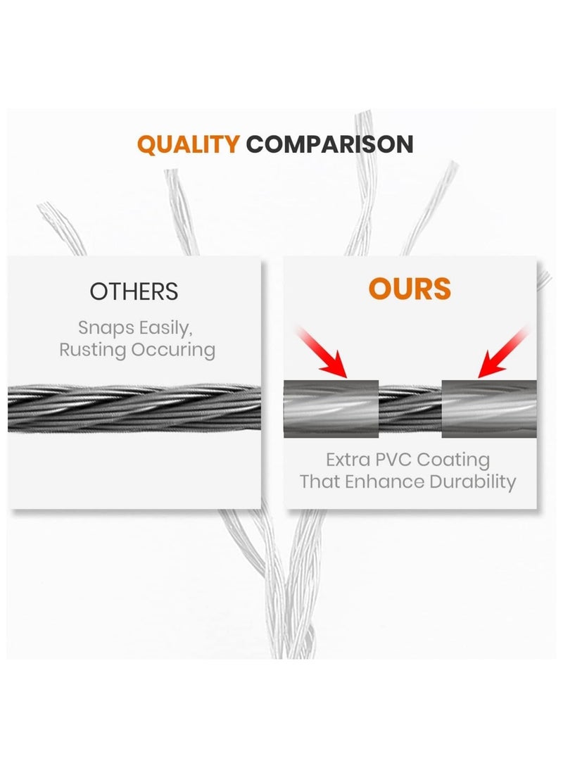 Heavy duty stainless steel retractable wall mount clothes drying line for indoor and outdoor use. - Image 2