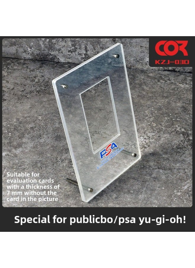 Game King PSA Baokemeng BGS Rating Card CCG Gongbo Card Star Card Exhibition Desktop Vertical Display Stand-Color:KZJ03D(PSA Game King)  - Image 1