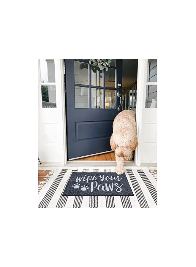 The Bros Welcome Mat Non Slip Door Mats Outdoor Funny Wipe Your Paws Doormat Quickly Trap Dirt Easy to Clean Dog Doormat for Front Door,Entrance,Indoor - Image 5
