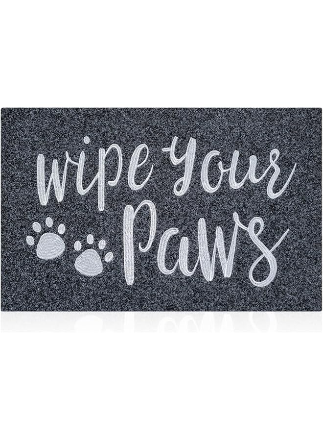 The Bros Welcome Mat Non Slip Door Mats Outdoor Funny Wipe Your Paws Doormat Quickly Trap Dirt Easy to Clean Dog Doormat for Front Door,Entrance,Indoor - Image 1
