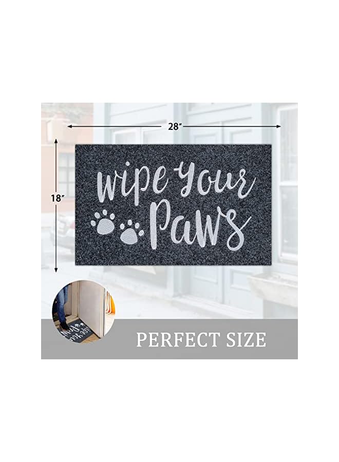 The Bros Welcome Mat Non Slip Door Mats Outdoor Funny Wipe Your Paws Doormat Quickly Trap Dirt Easy to Clean Dog Doormat for Front Door,Entrance,Indoor - Image 3