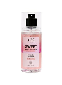 KISS MY BODY Sweet Vanilla Cotton Body Mist  88Ml 