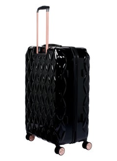 bebe Bebe Tiara Hardside Luggage on Wheels for Unisex | Ultra Lightweight ABS on with Spinner Wheels 4 Color Black/Rose Gold  - Image 4