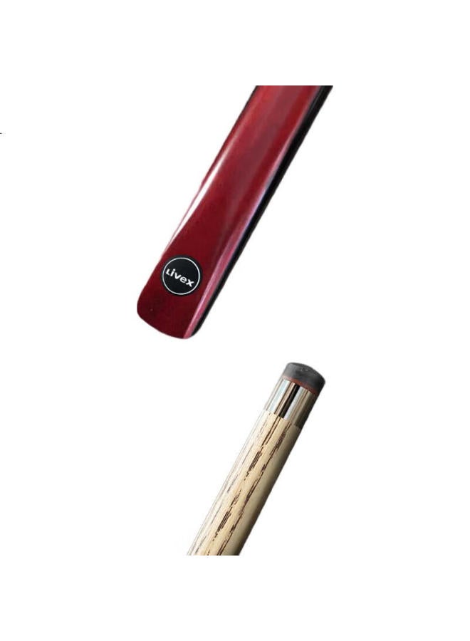 Livex عصا بلياردو ليفكس تشيكسيا، رأس صغير 10 مم، عصا سنوكر، أسود 8، كرة الثمانية الصينية، عصا بلياردو بألوان 16 - Image 1