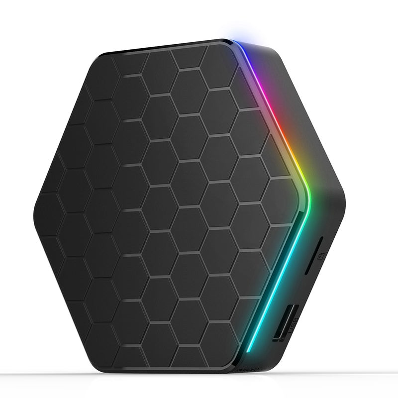 صندوق تلفزيون أندرويد 12.0 T95ZPLUS-H618 - صندوق تلفزيون ذكي رباعي النواة A53 مع واي فاي مزدوج 2.4 جيجا هرتز/5 جيجا هرتز ومشغل وسائط بث 8 ك مع دعم بلوتوث 5.0 وواجهة USB 2.0 - Image 2