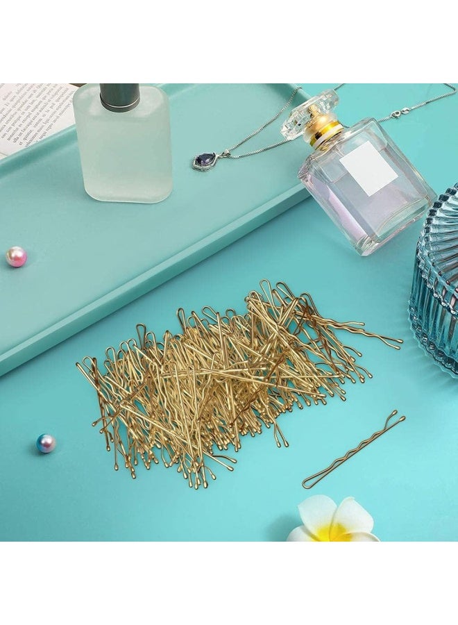 Premify 120  Pieces Bobby Pins In Plastic Box, Blonde Color Hair Grips, Hair Pins For Women (5.5Cm / 2 Inches), Ideal For All Hair Types  - Image 4