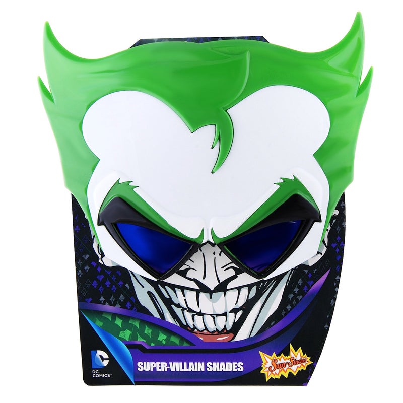 Sun-Staches DC Comics Official Joker Sunglasses Batman Villain Costume Accessory UV400 One Size Fits Most - Image 2