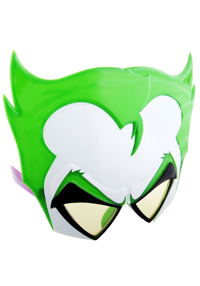 Sun-Staches DC Comics Official Joker Sunglasses Batman Villain Costume Accessory UV400 One Size Fits Most - Image 1