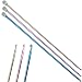 Hobekoee 3Pcs Tunisian Crochet Hook 5mm 55mm 6mmExtra Long Crochet Hook 138in Afghan Crochet Needles Aluminum Tunisian Crochet for BeginnerCrochetingKnitting Lovers - Image 2
