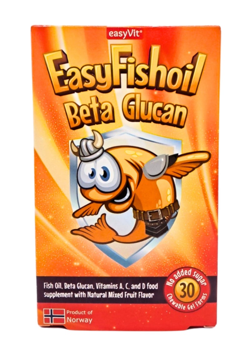 Easyfishoil Beta Glucan Chewable Gel 30'S
