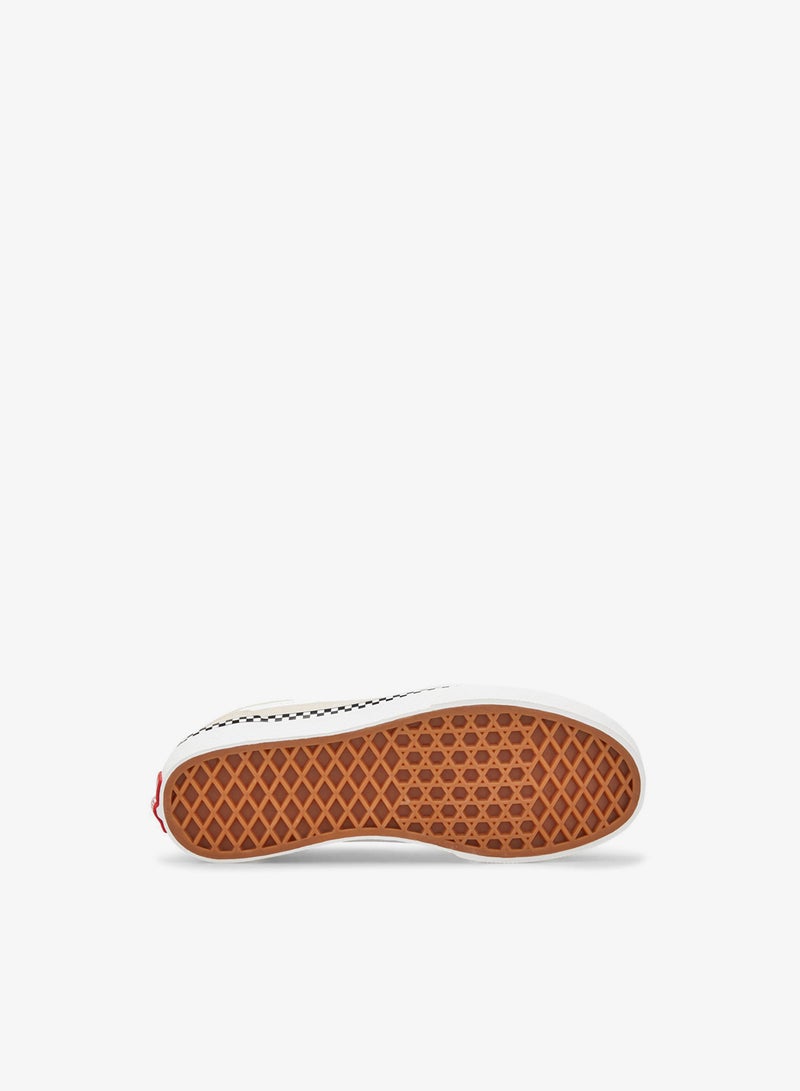 VANS Kids' Checkerboard Foxing Old Skool Unisex Shoe - Image 4