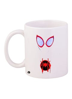 Spiderman Printed Coffee Mug White/Red/Black 11ounce