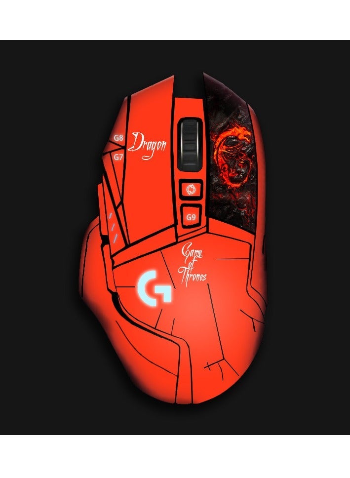 All Models Of Logitech G502 Wired/Wireless Mouse Protective Film, PVC Frosted Mouse Anti Slip Film,Preventing Hand Sweating, Anti Slip, Perfectly Fits The Mouse 