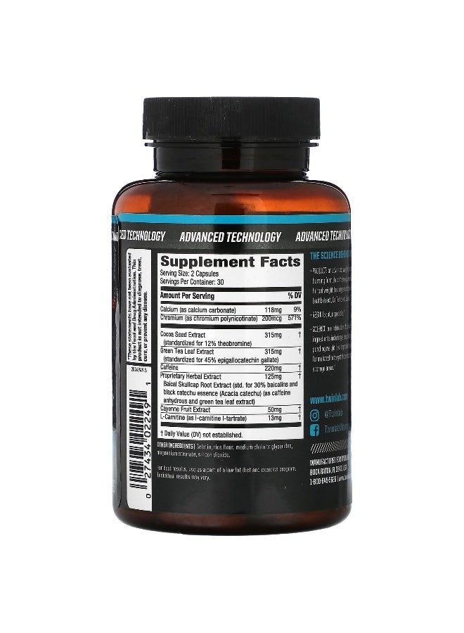 Twinlab, Ripped Fuel Extreme, Fat Burner, 60 Capsules (Packaging may vary) - Image 2
