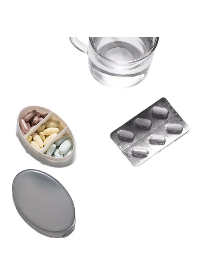 Pack All Medicine Boxes, Portable Small Pill Organizer [Fda Certified], Medicine Storage Box, Sealed Plastic Dispensing Container - Image 2