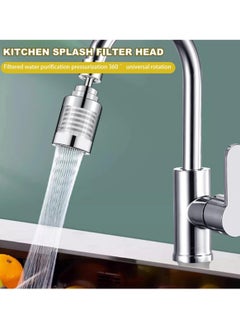 Best Choice Products 2 Pc Faucet Water Filter, 360 Degree Rotating Stainless Steel Sink Water Filter, High-Temperature Resistant Anti-Splash Faucet Filter for Home Kitchen Bathroom  - Image 5