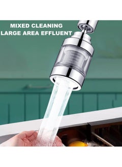 Best Choice Products 2 Pc Faucet Water Filter, 360 Degree Rotating Stainless Steel Sink Water Filter, High-Temperature Resistant Anti-Splash Faucet Filter for Home Kitchen Bathroom  - Image 4
