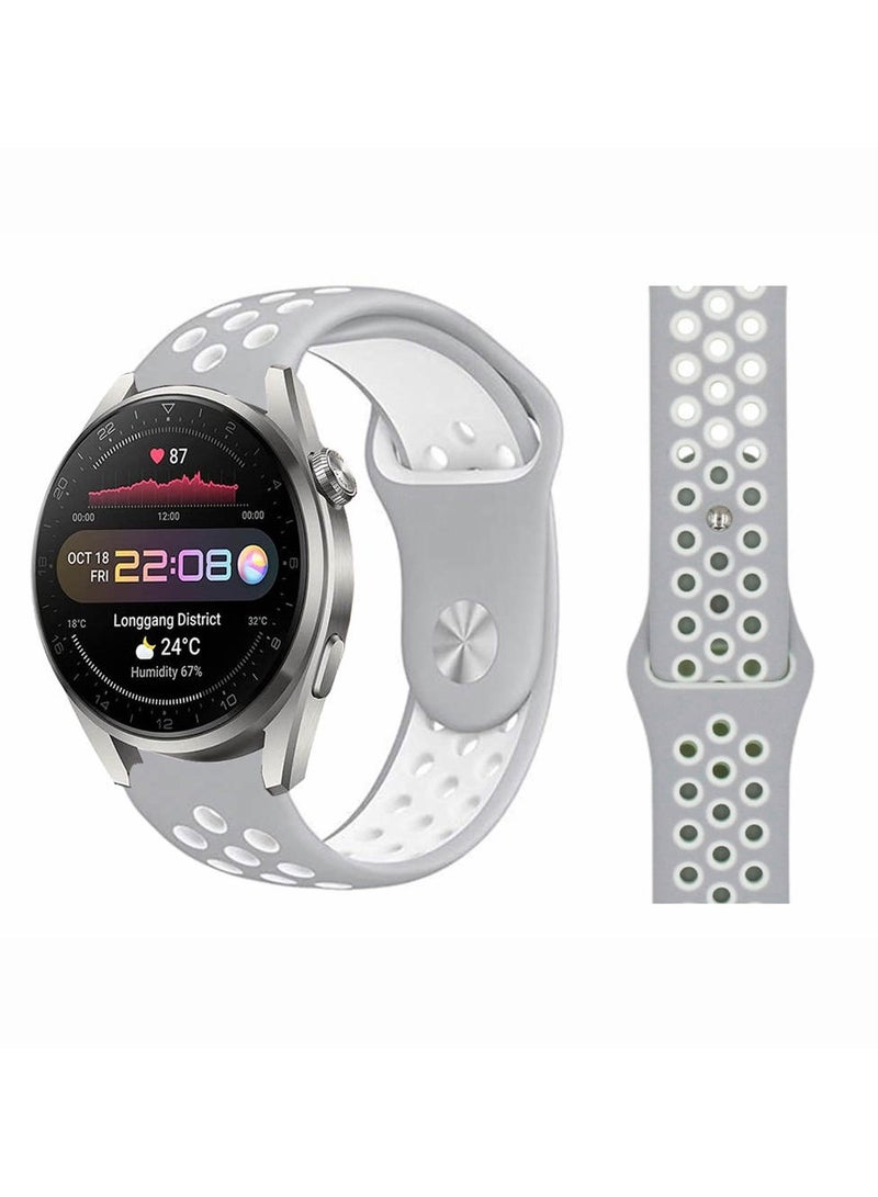 Perfii 5pcs Watchband Bundle Compatible with all Samsung, Huawei, Amazfit, Fitbit and Honor with 22mm band size - Image 2