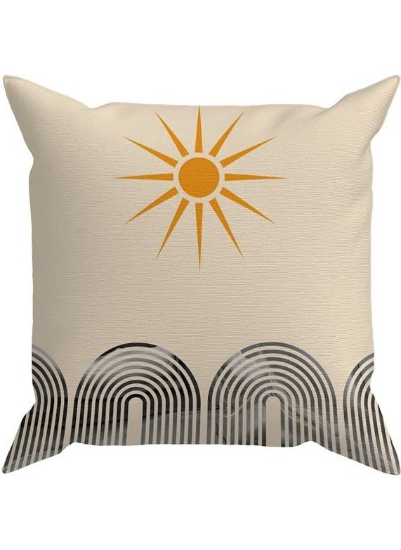 Evdeki Çarşı Evik Abstract 4-Piece Throw Pillow Case DS91  - Image 2