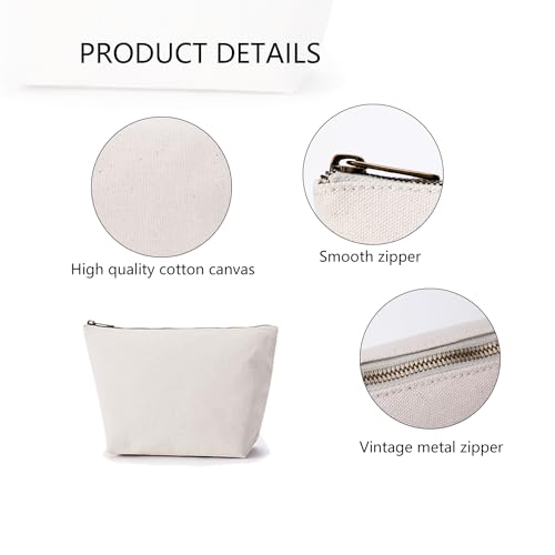 YONBEN Zipper Closure Insert Purse Organizer Bag In Bag Tote Insert Organizer Tote Shaper (Beige) - Image 3